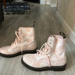 Fun pink and white Dr. Martens great condition